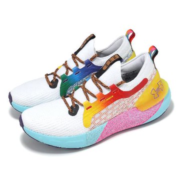 Under Armour 慢跑鞋HOVR Phantom SE Pride 男鞋白彩虹UA 3027281100