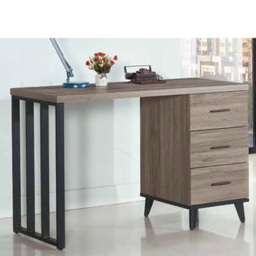 AS雅司-理伯鐵側板4尺書桌-121*56*80.7cm