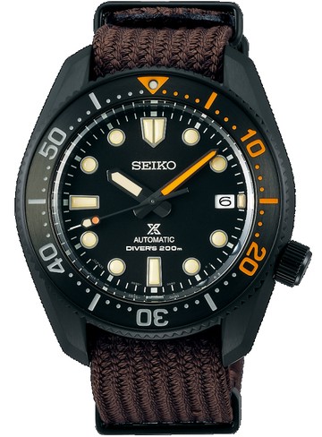 SEIKO 精工錶-黑牌款-PROSPEX 黑潮系列 1965復刻潛水機械腕錶 6R35-01X0B(SPB255J1)-42mm-黑面帆布【刷卡回饋 分期0利率】【APP下單點數13倍送】