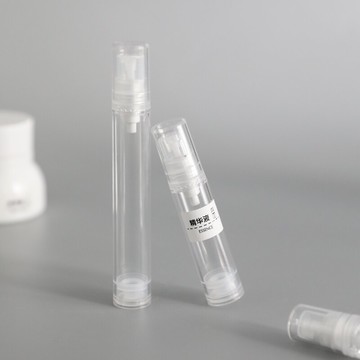留白翻蓋按壓式分裝瓶旅行化妝品乳液便攜小樣透明噴霧壺30ml50ml