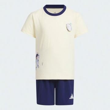 【adidas 愛迪達】 運動套裝 短袖/短褲 童裝 JM7978