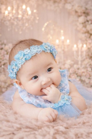 小美人魚公主搖籃滿月禮/彌月禮盒/生日/新生兒/送禮/口水巾