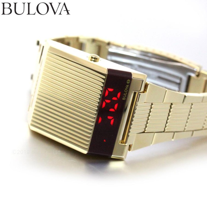 ブローバ BULOVA 腕時計 メンズ LEDデジタルクオーツ アーカイブ