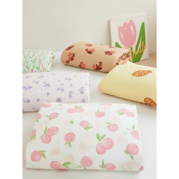 花花造夢 原創小碎花全棉氧氣雙層紗夏涼被單雙人水洗空調被柔軟