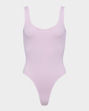 Nica Scoop-Neck Tank Bodysuit