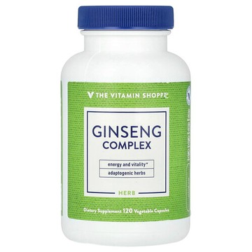 The Vitamin Shoppe, 人參複合物，120 粒素食膠囊