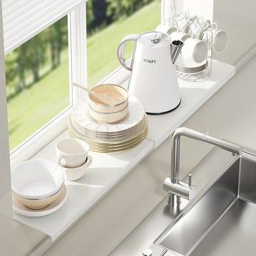 新款免打孔窗臺臺面延伸板陽臺架子擴展板桌面加寬延長置物架批發