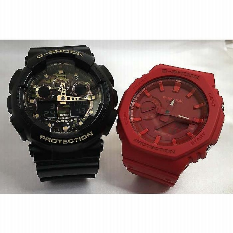恋人達のGショック ペアウオッチ カシオ G-SHOCK GA-100CF-1A9JF