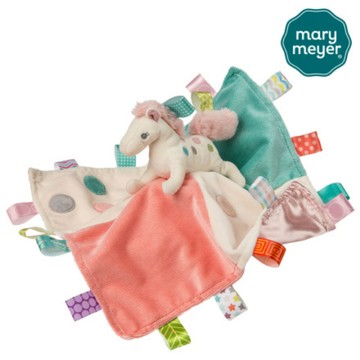 美國MaryMeyer 標籤親膚安撫巾-彩虹小馬