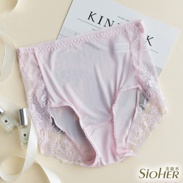 翩翩花語絲感中高腰平角內褲 M-XL｜SiOHER熹歐禾