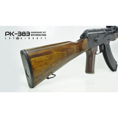 LCT LCKM AKM ハンドガード/グリップ/ストックセット (ビンテージカラー) wood 電動ガン AK ライフル エアガン パーツLCT専用  | LINEブランドカタログ