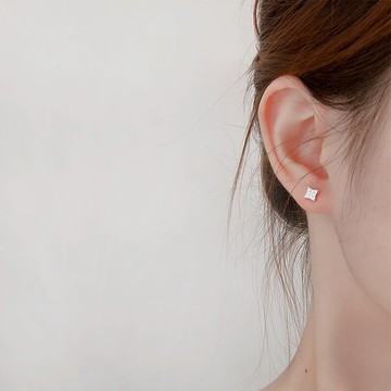 星星耳釘女999純銀帶鉆超閃鑲鉆新款耳飾氣質時尚防過敏耳環