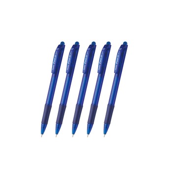 PENTEL WBK417自動原子筆5入-藍色