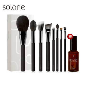 Solone 大藝術家玩色刷具入門必備8件組(贈 專屬速乾洗刷噴霧15ml)