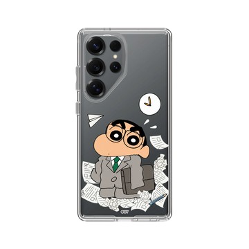 Galaxy S25 Ultra Clear 透明 - 蠟筆小新 Crayon Shinchan - 上班族小新