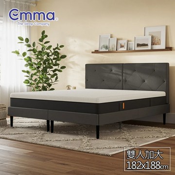 【德國Emma】Hybrid 獨立筒床墊-雙人5尺+贈黑鑽枕x2+保潔墊(10年保固 獨家專利涼感記憶棉)