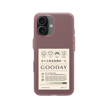 iPhone 17 Clear (相機按鈕) 晶醺玫 - 好日曆 GOODAY (星期安有限公司) - 今天會是很棒的一天