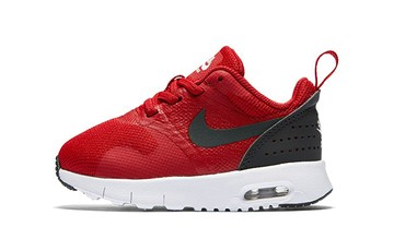 TD NIKE AIR MAX TAVAS GYM RED BLACK WHITE