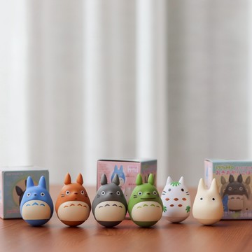【Yourtableware】射手座生日快樂 吉卜力 Totoro 龍貓 不倒翁擺飾 盲盒