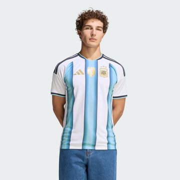 adidas 世界盃 阿根廷 主場球迷版球衣 吸濕排汗 男 JM8396