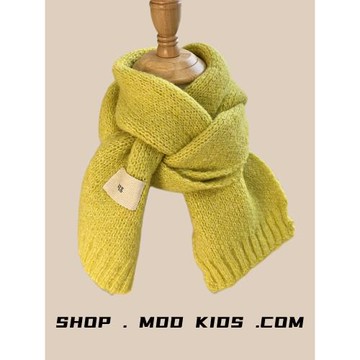 韓系兒童保暖圍巾秋冬款寶寶羊毛針織護脖圍脖男女童毛線帽圍巾潮