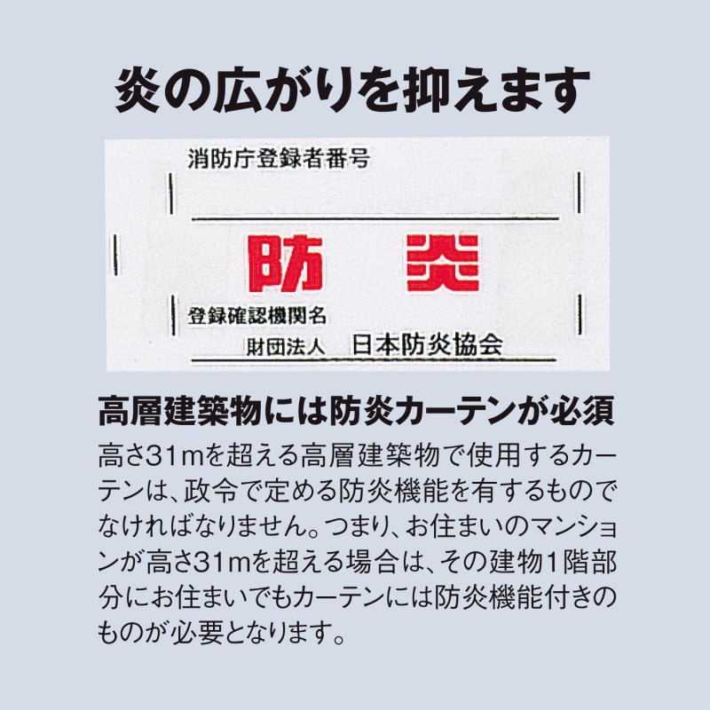 サークル柄のUVカット・遮熱・遮像・防炎レースカーテン ＜2枚組／1枚