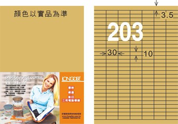 【龍德】LD-850-C-C A4雷射、噴墨、影印用電腦標籤 10x30mm【APP滿額下單10%點數(單一帳號最高1500點)】8/31止