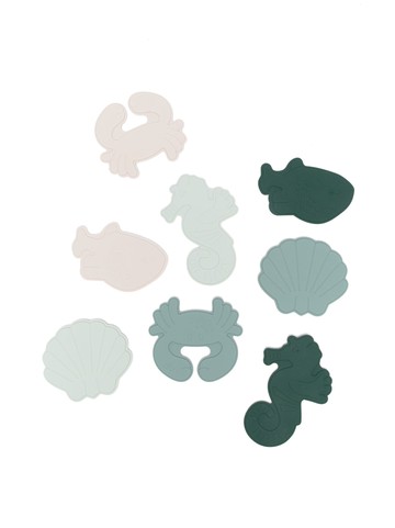 Liewood - Sea Creature eight-piece beach toys - kids - Plastic - One Size - Green