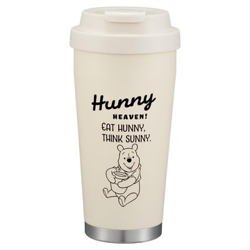 Skater 雙層真空不鏽鋼保冷杯 附手帶  480ml  1個  小熊維尼