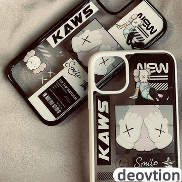 暴力熊 kaws 蘋果 iphone 閨蜜情侶手機殼 12 13 xr plus 防摔 可愛 14 max 78 pro