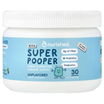 Nurished, Kids Super Pooper，原味，3.8 盎司（108 克）