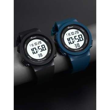 學生手表男初中高中男款防水鬧鐘中學生男孩2025年新款兒童電子表