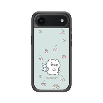 iPhone Air Mod NX -邊框背蓋組合 (相機按鈕) 黑 - 爽爽貓 Song Song Meow by SECOND - Cherry wing