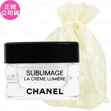 CHANEL 香奈兒 奢華金燦煥白乳霜(5g)旅行袋組(公司貨)