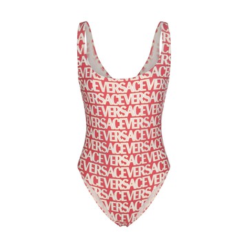 Versace - Pink And White Swimsuit