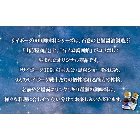 ふるさと納税 サイボーグ009 調味料9種セット 石ノ森萬画館 宮城県石巻市