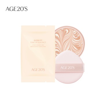 【AGE20'S】輕透光潤色素顏粉餅 SPF50+/PA++++ (亮白色) 粉蕊補充包 12.5g (效期20280120起)