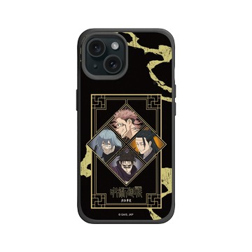 iPhone 15 SolidX 黑 - Jujutsu Kaisen 咒術迴戰 S2 - 澀谷事變戰鬥系列-咒靈組合