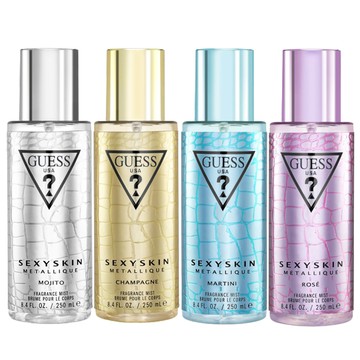 GUESS SEXY SKIN 香氛噴霧 玫瑰 / 香檳 / 莫西多 / 馬丁尼 250ml-同款2入組 多款任選