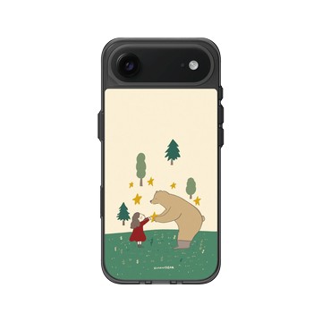 iPhone Air Clear (相機按鈕) 酷墨灰 - 咻咻熊 XiuXiubear - 送妳一顆星星