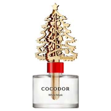 COCODOR 珂珂朵爾 燦金聖誕樹擴香瓶  White Musk 白麝香  200ml  1瓶