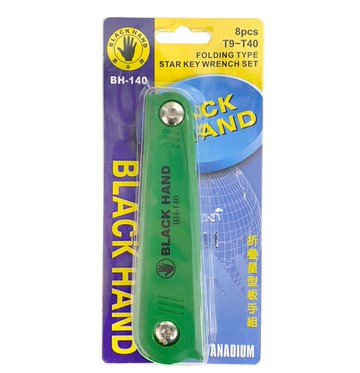 黑手牌 折疊星型板手組 BH-140 BH-141 BH-142 星型扳手組 台灣製 扳手組 摺疊星型扳手