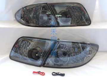大禾自動車 4件組 淡黑 LED 尾燈 後燈 加 LED 倒車燈 適用 MAZDA6 馬自達6