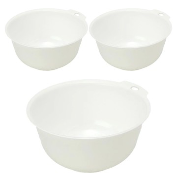 INOMATA 洗物盆 簡約設計 輕巧易用 多功能用途 讓您輕鬆清洗蔬果  約20.8x20x9.7cm  白色  1入