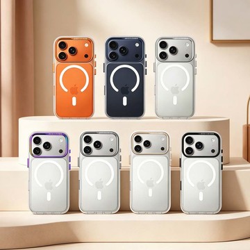 【山水之寶】DEVILCASE iPhone 17Pro/17Promax手機殼 惡魔防摔殼標準磁吸版相機按鍵版透明背板原廠公司貨