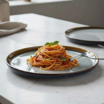 【陶瓷盤】川柳星河 / 暮色河畔 27 cm /  餐桌美學