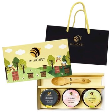 Mr.HONEY 蜂蜜先生 甜心禮盒 附提袋  75g  1組