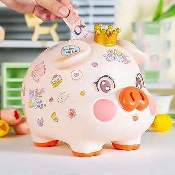 台灣出貨❤存錢筒 存錢桶 兒童撲滿 兒童存錢筒 收納密碼箱 智能存錢筒 密碼保險箱 兒童儲蓄罐 撲滿存錢罐豬豬可愛兒童男