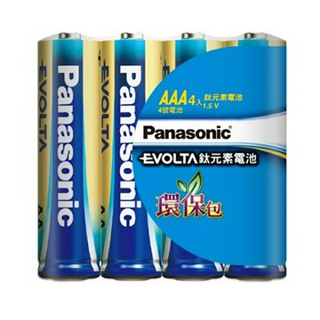 國際EVOLTA藍鹼4號4入電池(環保包)【九乘九購物網】
