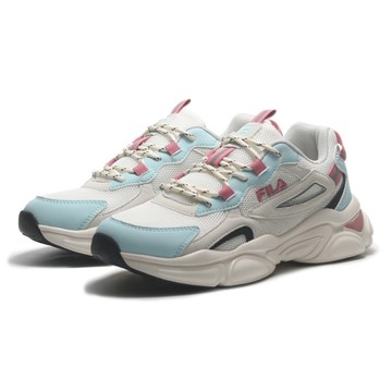 FILA 休閒鞋 GOTHIC 白藍粉 拼接 復古 運動 老爹鞋 女 5J306Y132